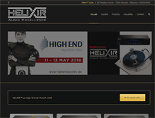 Tablet Screenshot of helixir-audio.com